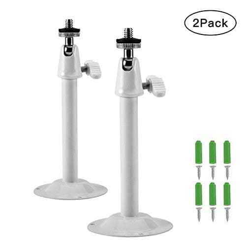 Security Camera Wall Mount Fits for Arlo, Arlo Pro, Zmodo, Amcrest, TENVIS, Faleemi, Wansview, CCTV Camera and Other Camera with Indoor/Outdoor(2 Pack)