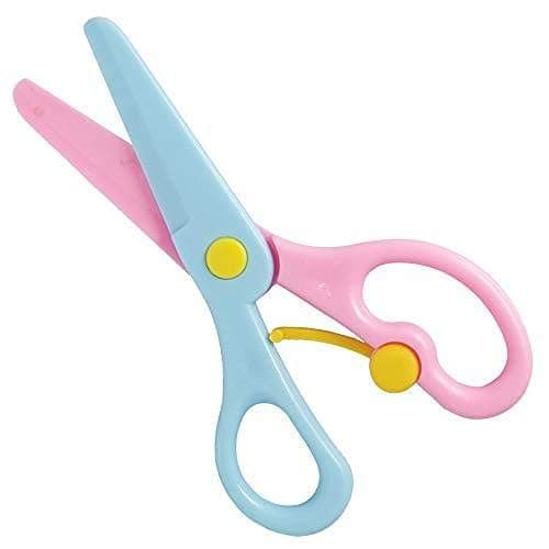 53ARTS Plastic Safety Scissor, Pre-School Training Scissors (Multicolor)