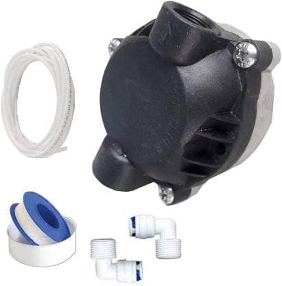 DOC RO? RO Booster Pump Head for RO Water Purifier Pump with High Precision Ball Bearings (Black)