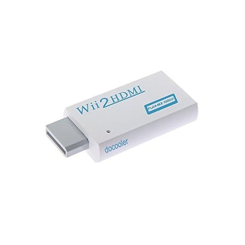 LIMTECH 2014 version real 1080P Wii To HDMI Converter Adapter + High Speed HDMI Cable, 6.5 Feet