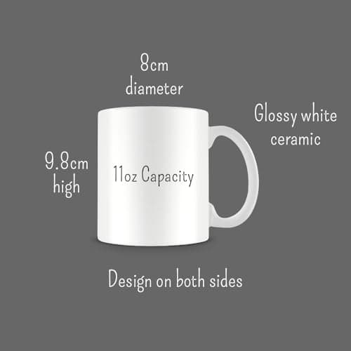 Personalised 60th Birthday Mug – Grumpy Old Man Gift – Custom Name Coffee Cup