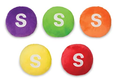 iscream Skittles Package 16" x 8.5" Pillow Set with Mini Skittles Candy Pillows