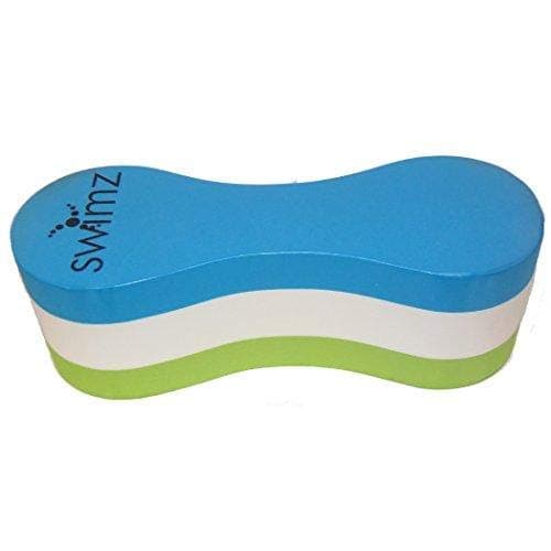Swimz Junior Club Pull Buoy - Blue/White/Lime - Technique & Body Alignment Training Aid