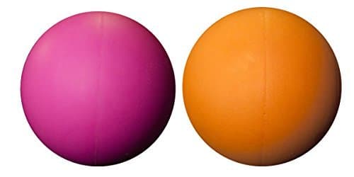 LBS-2 Pack Lacrosse Massage Balls -Pink Orange