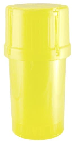 Storage Container w/ Built-In Grinder - Yellow by Medtainer
