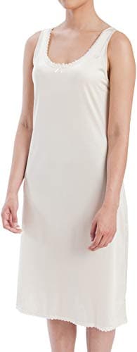 Gemsli Classica, Nylon Full Slip with Tiny Lace, Cling Free # FK400