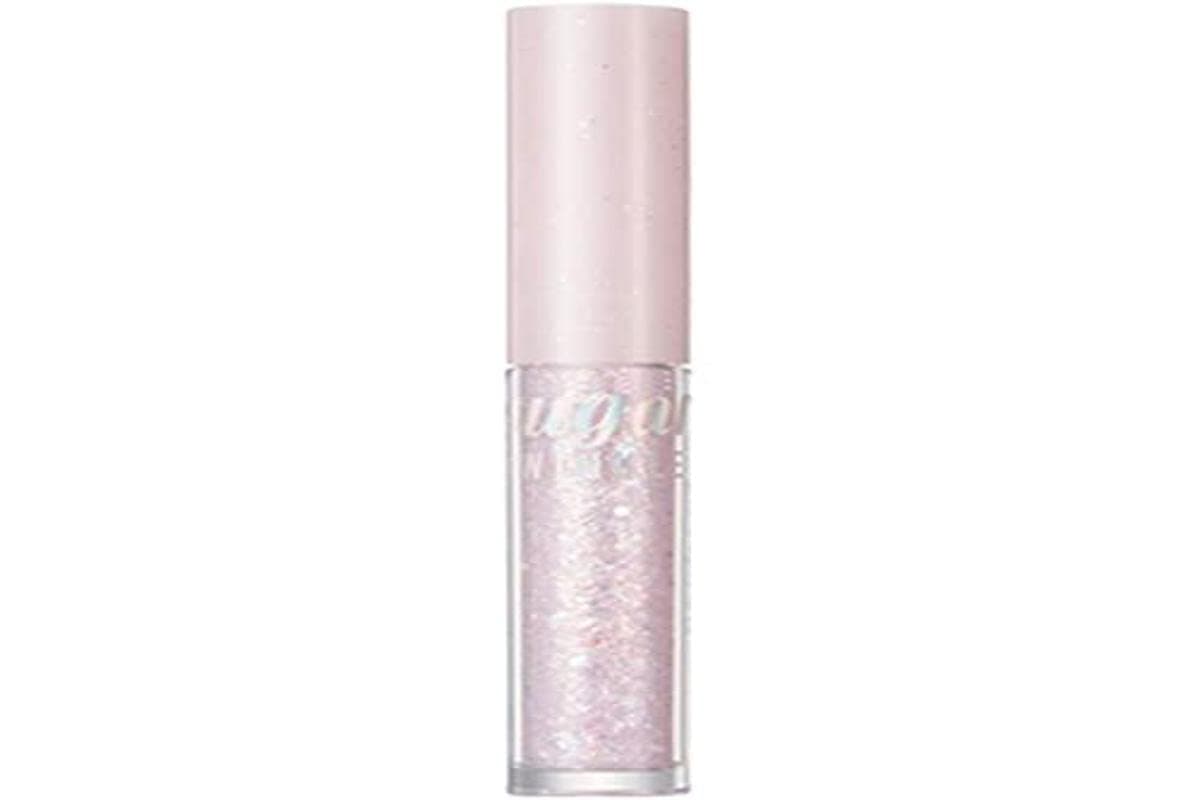 CLIO Cosmetics CO.,LTD. Peripera Sugar Twinkle Liquid Glitter Eyeshadow - Long Lasting Highly Adhesive Precision Tip - Glitter Wave - 1.9g
