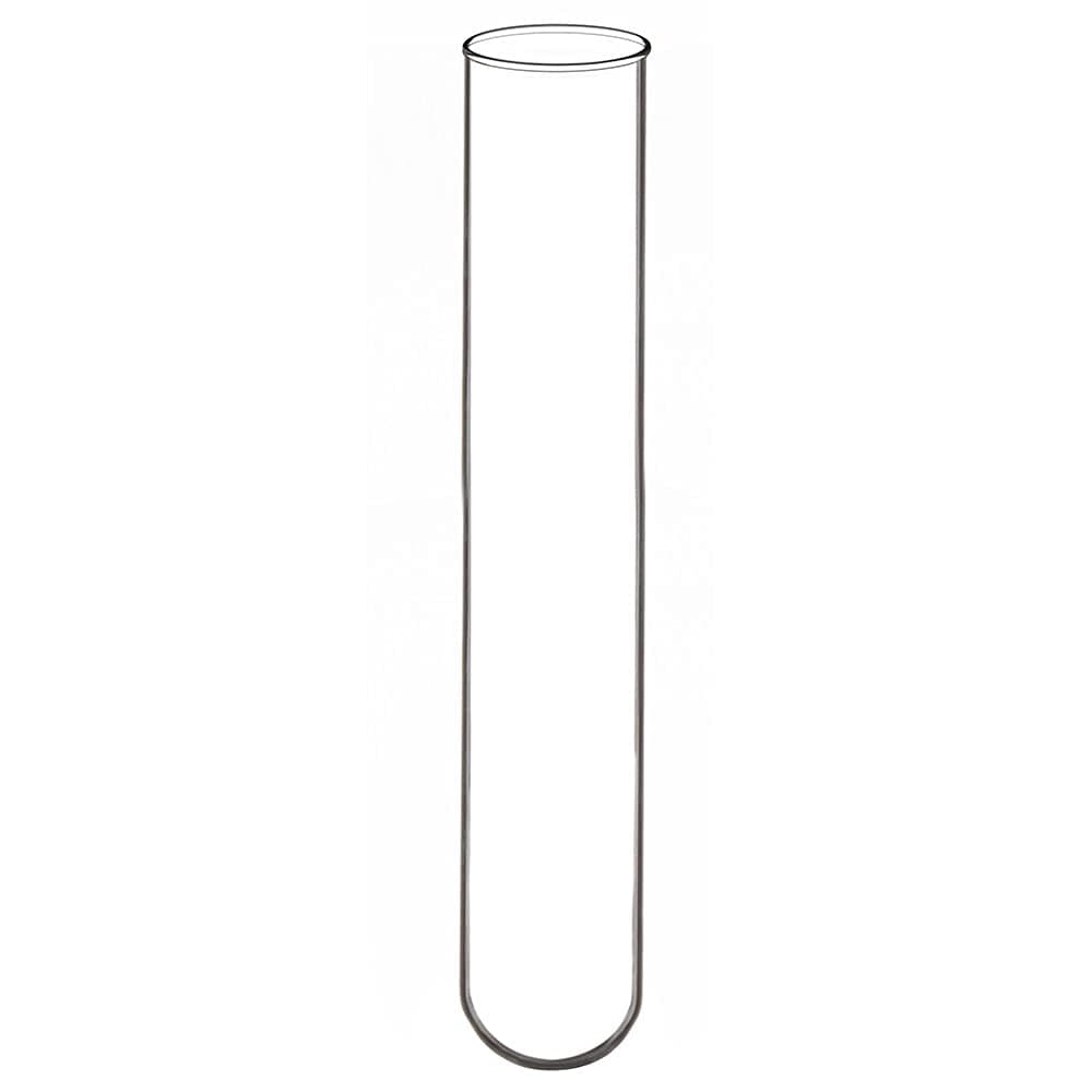 Labasics 15 Pack Borosilicate Glass Round Bottom Test Tubes, 30 mm OD X 165 mm length (Pack of 15)