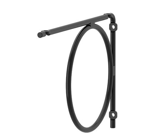 Ikea Ekby Kanna Modern Design Shelf Brackets Black 2pc Wall Holders