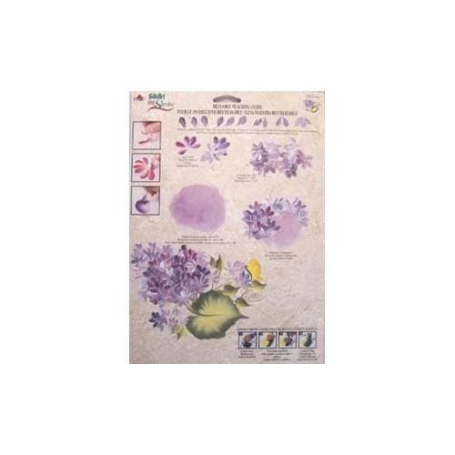 One Stroke 1165 Lilacs, Folk Art, Reusable Teaching Guide