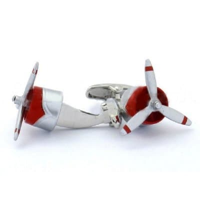 Nextday Cufflinks Coloured Airplane Propellor Cufflinks