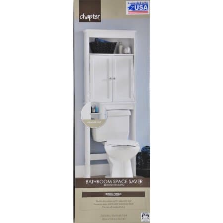 Hawthorne Place Wood Space Saver, White