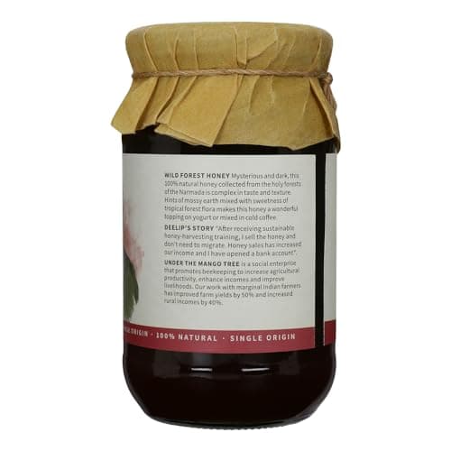 MANGO TREE UTMT Under the Mango Tree Wild Forest Honey, 500 g – 100% Pure & Natural, Single Origin, No Additives and Ethically Sourced