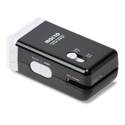 3 in 1 Compact Paper Shredder and Personal ID Protector (Black, 65 mm x 125 mm x 50 mm)