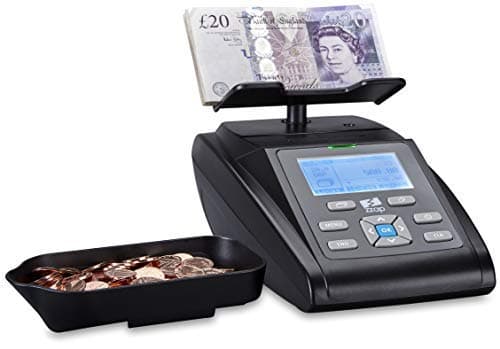 The ZZap MS40i Money Counting Scale - Inbuilt Printer, Battery Powered, Counts a Till in Less Than 2 Minutes, Checks Coin Bags and banknote Bundles, Save Data to Memory or PC and More!