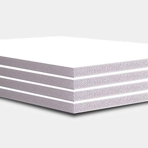 A4 Foam Board 5MM, White, 10 Sheets, Poster Board, Acid Free, Double Sided, Sign Board Foamboard Sheets for Mounting, Crafts, Modelling, Art, Display, Presentation