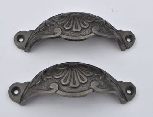 Blackdog Ironmongery CAST IRON DRAWER HANDLE No 1 x 2 pieces
