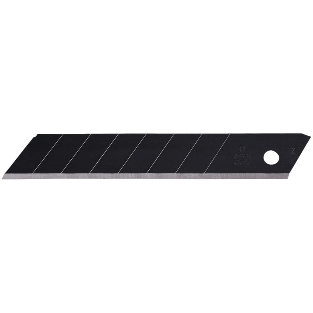 18mm Heavy-duty Ultra-Sharp Black Snap-Off Blades, 10-Blade/Pack, 1 Pack (BL13P), 58 degree