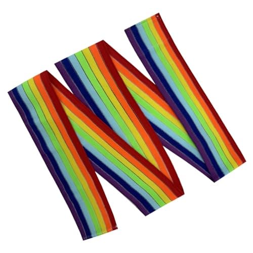 BANWMEN Elastic Lower Leg Calf Compression Support Bandage Sleeve Wrap for Women and Man, Shin Splint Guard for Football Runner, Basketball, Volleyball, Calf Pain Relief(Rainbow)