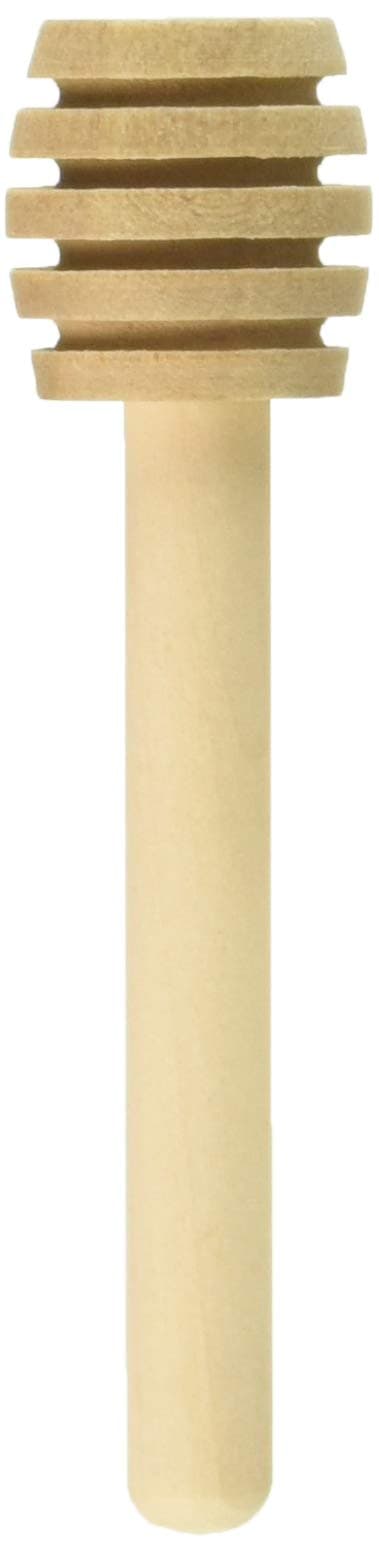 Blinyang 24 Pack Mini Wood Dipper Sticks 3 Inch Server Jar Dispense Drizzle Honey and Wedding Party Favors