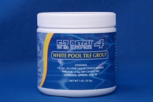E-Z Products EZP-136 1 lbs White Sanded Pool Tile Grout Repair