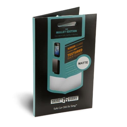 Gadget Guard Nokia Lumia 920 Screen and Textured Back Guard Mullet Matte Edition - Retail Packaging - Clear