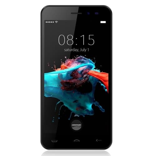 HOMTOM HT16 5.0 Inch Android 6.0 Smartphone, MTK6580 Quad Core 1.3 GHz, 1GB RAM + 8GB ROM GSM & WCDMA (Black)