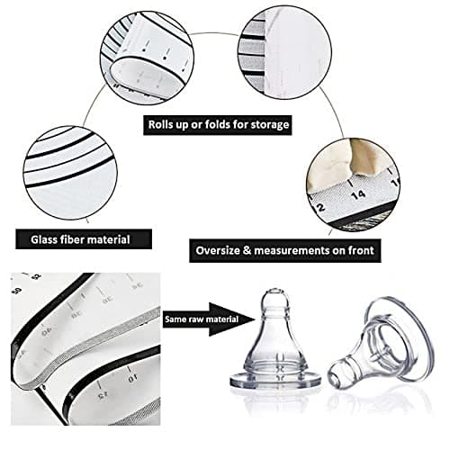 Silicone Pastry Mat Extra Large, 32" x 24" Premium Non-stick Baking Mat with Measurement for Dough Rolling, Non-slip Counter Mat