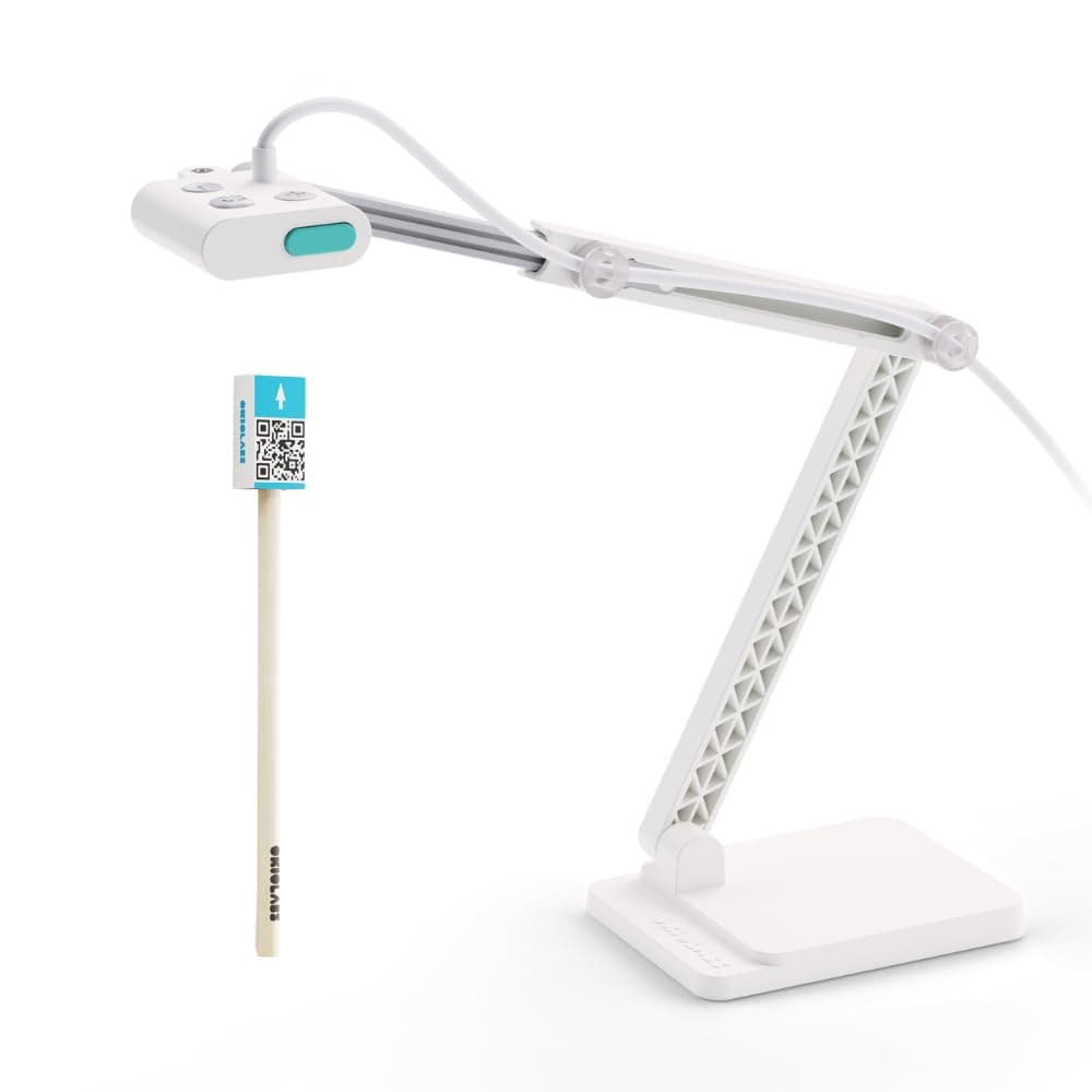 OKIOCAM S2-4K Ultra HD 8MP USB Document Camera for Teachers & Classrooms with OKIOPoint AI-Tracking, Capture Near-Ledger Size, Great in Low Light, Support Mac, USB-C iPad, Interactive Display