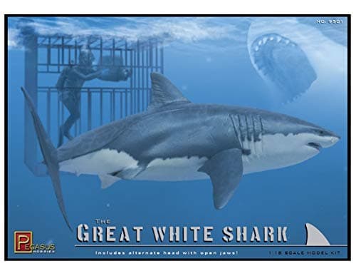 Pegasus Hobbies 9501 1/18 The Great White Shark Plastic Model Kit