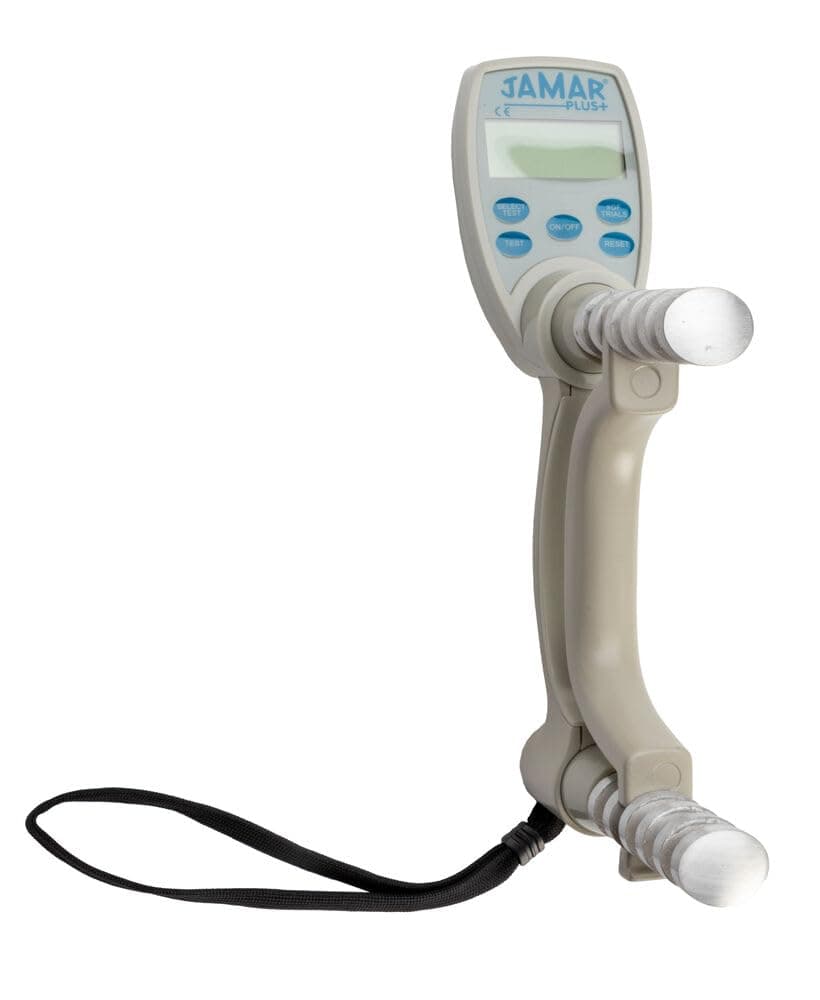 Plus Digital Hand Dynamometer, Lightweight Electronic Evaluation Tool Measures PSI, Max Force Indicator to Measure Grip Strength, Calibrated, Cordless Easy Squeeze Adjustable Exerciser