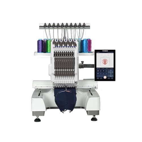 Ricoma RCM-EM-1010: 10-Needle Embroidery Machine for Efficient, Embroidering Solutions!
