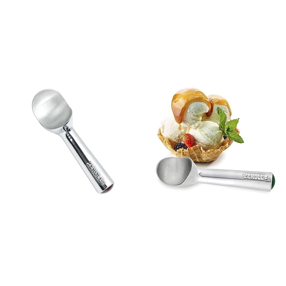 Original Ice Cream Scoop Bundle with Unique Liquid Filled Heat Conductive Handle | Simple One Piece Aluminum Design | Easy Release | Made in USA