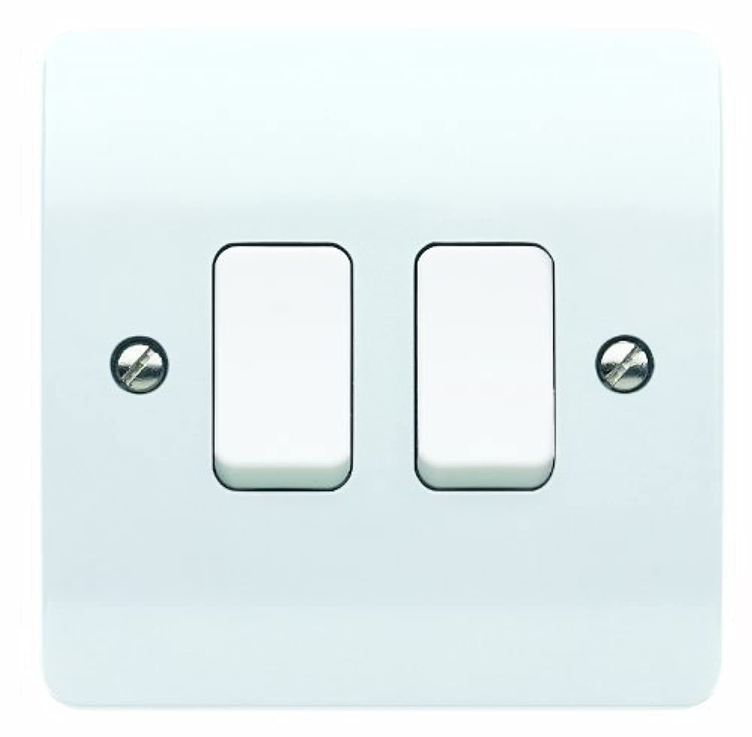 K4872Whi Logic Plus 10Ax Single Pole 2 Way Plate Light Switch