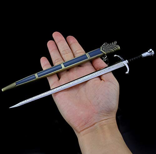 Jon Snow Longclaw Sword GOT 1/6 21cm /8.27" Martial Arts Game Collection Keychain Gift Party Supplies Letter opener Desk Decoration