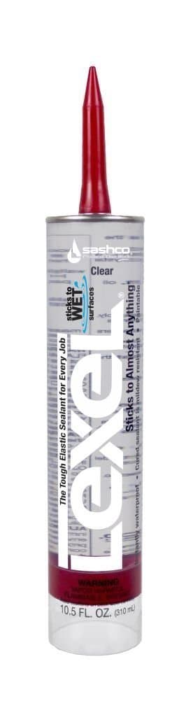 13010 2 Pack 10.5 oz. Lexel Adhesive Caulk, Clear