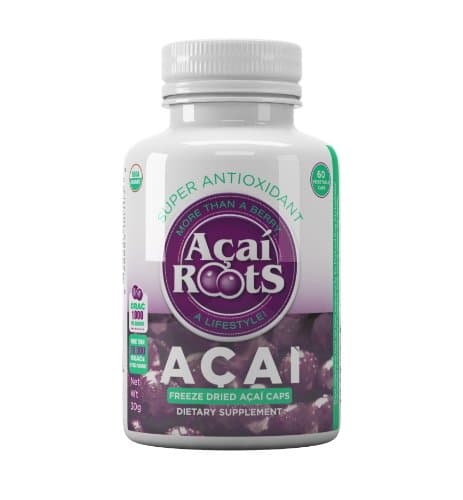 Acai Roots Pure Acai Caps, 60-Vegetable Caps