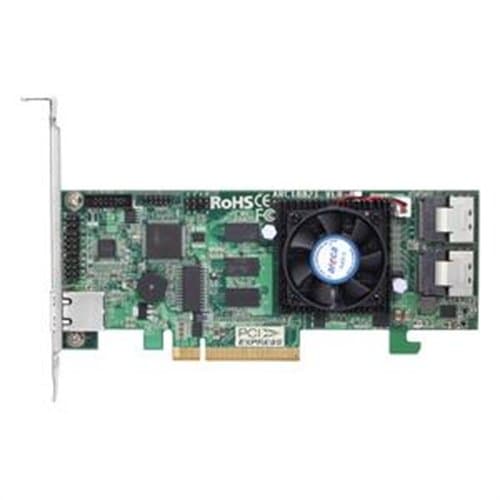 Areca ARC-1882i Controlado RAID – RAID controller (SAS/SATA PCI Express x8; half-height (Low-Profile), 0, 1, 3, 5, 6, 10, 30, 50, 60, JBOD, 1E, 1024 MB, DDR3)