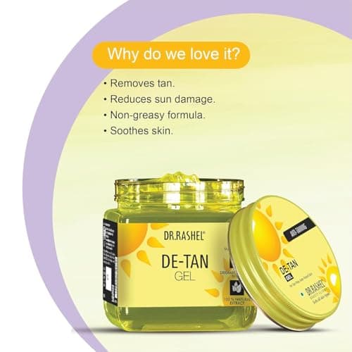 De-Tan Gel & De-Tan Scrub For Face & Body (380 Ml Each) Pack of 2