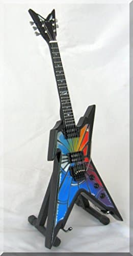 DIMEBAG DARRELL Miniature Guitar Razorback Stained Glass Pantera