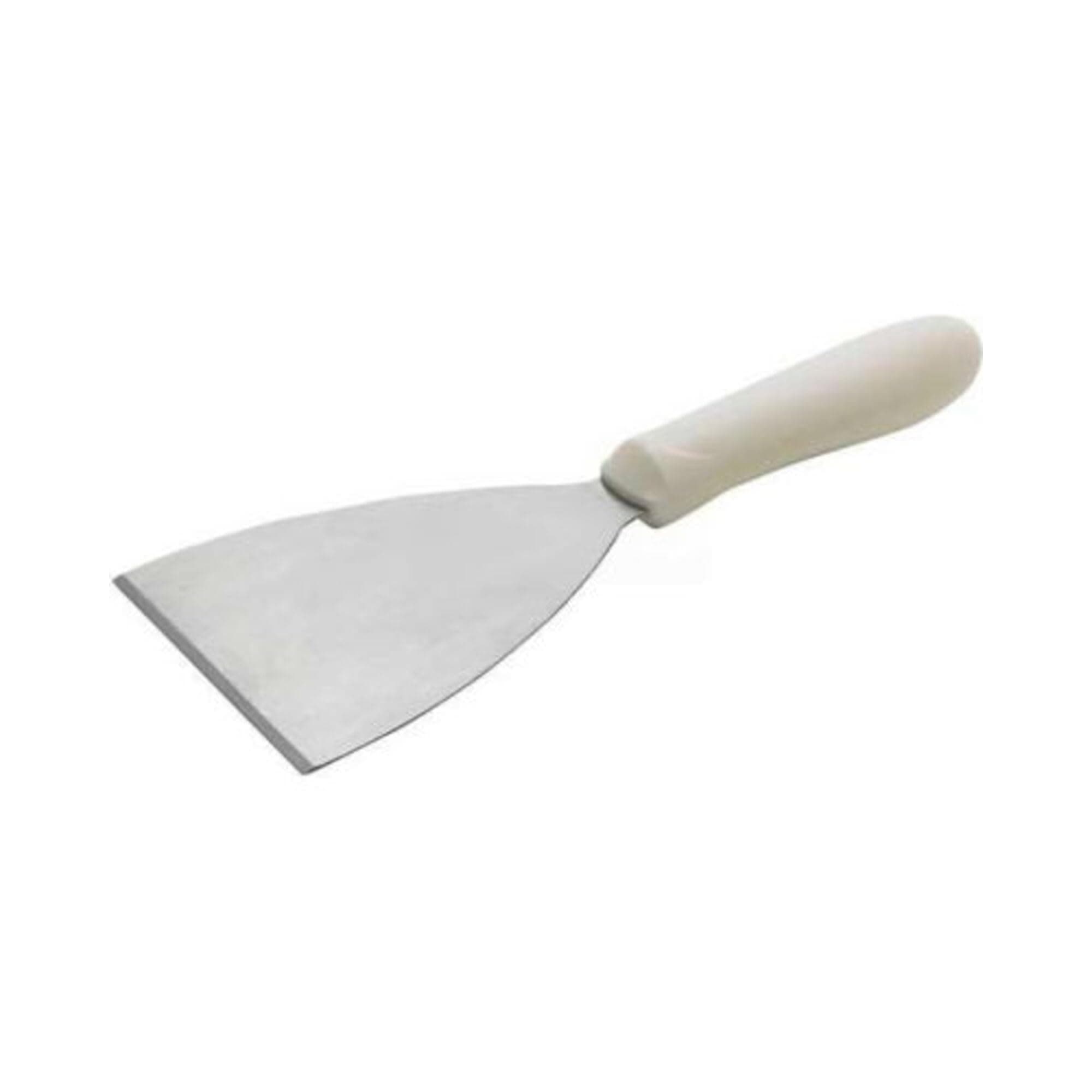 Value Series TWP-40 Griddle Scraper - White Handle, 4-7/8"x4" Blade