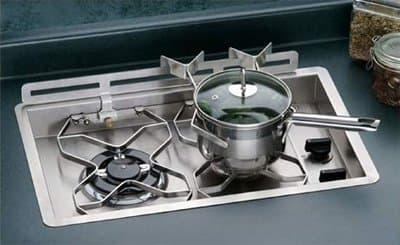 Dickinson Marine Two Burner Propane Drop in Cooktop