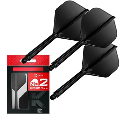 TARGET K-FLEX FLIGHT STANDARD/NO2 FLIGHT (1.3 inches (33 mm), Black