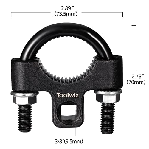 Toolwiz Inner Tie Rod Tool - 3/8” inch Universal Low Profile Tool for Inner Tie Rod Removal and Installation