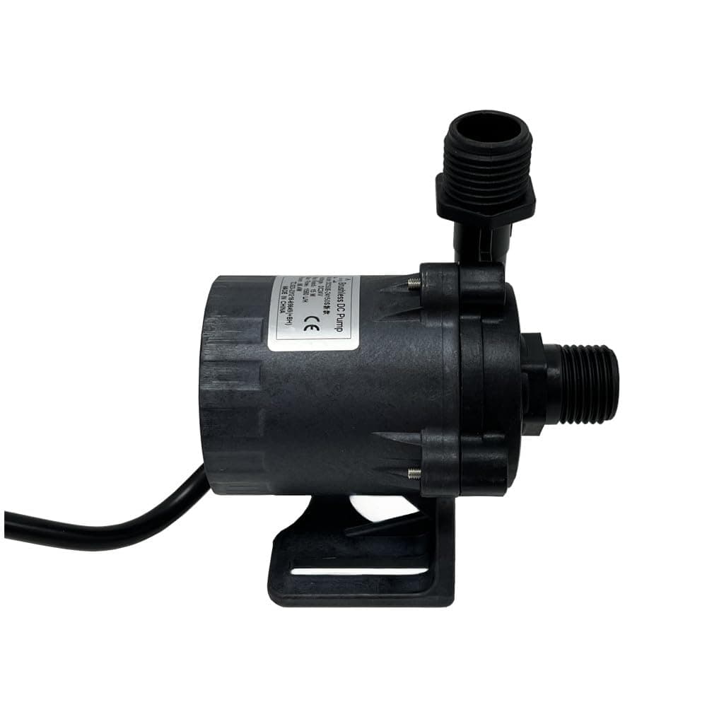 SHYSKY 3Phase 24V Micro Brushless DC Water Pump Solar Water Submersible pump, DC50E-24150S, 412GPH, Max Static Head 15M 49ft For Hot Water Cycle SYS