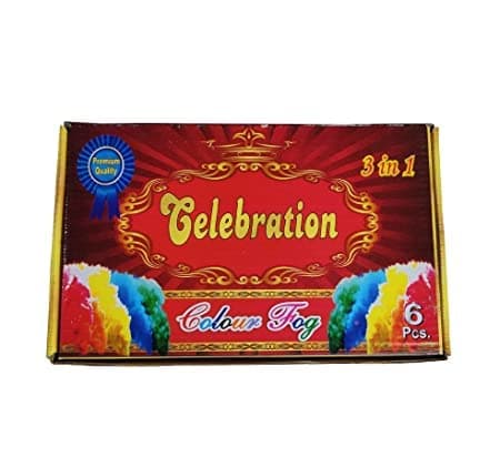 Studiostar Pyro Refill Multi Color Fog Herbal and Eco Friendly pyro Colours Sprayer for Stage Performance, Holi, Birthday, Wedding Decoration Video Shooting Props Multicolor (Only Pyro Pack of 6 Pcs)