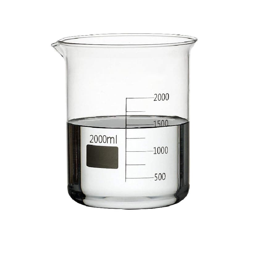 Borosilicate Glass Beaker 3000 ML With Graduation for Lab Pack of 2| Glass Beaker With Graduated Marking |