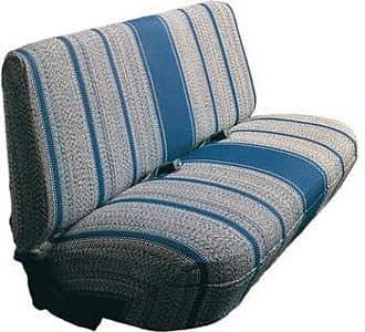 Saddleman Universal Front Bench Seat Cover - Saddle Blanket Fabric (Blue)