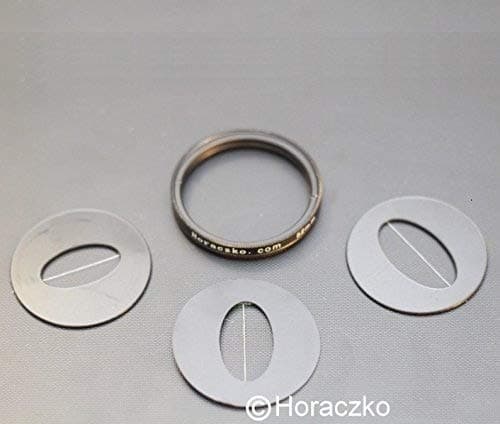 An Anamorphic effect bokeh filter with flare/streak 77 mm