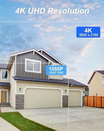 Swann 4K NVR Dome Security Camera System with 2TB HDD, 8 Channel 8 Cam,PoE Cat5e, Indoor & Outdoor Wired Home Surveillance Security Cameras, Night Vision, Heat Motion Detection